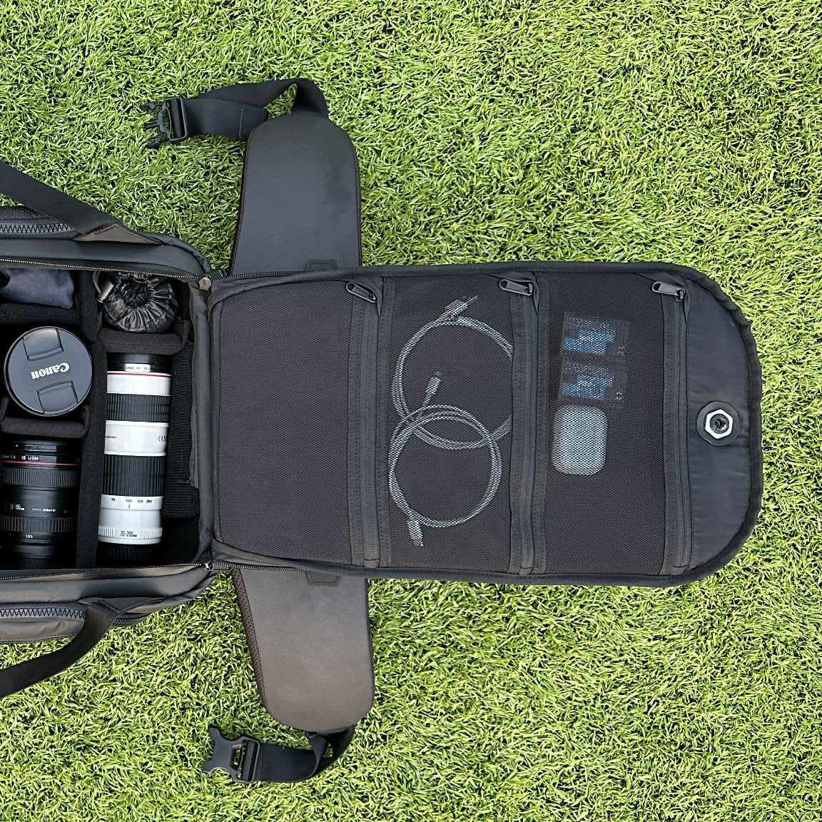 NEW! 31L PUSH BUTTON BACKPACK