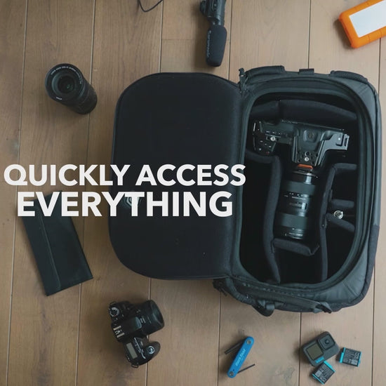 BEVISGEAR The TOP SHELF Camera Bag